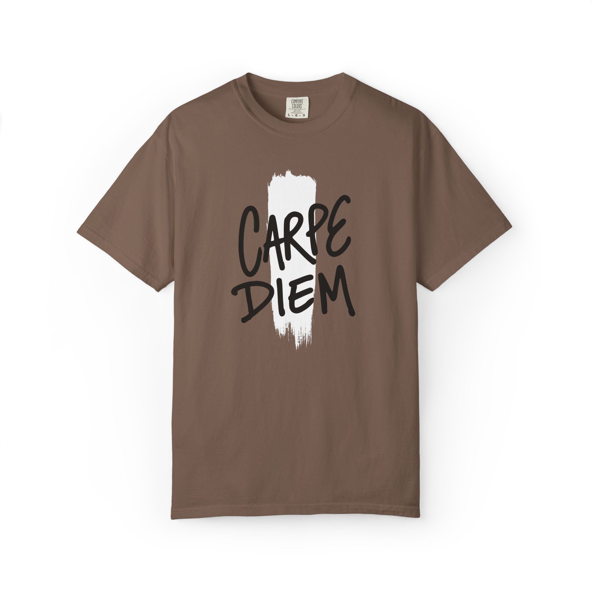 Carpe Diem Brushstroke T-shirt | Inspirational Quote Tee