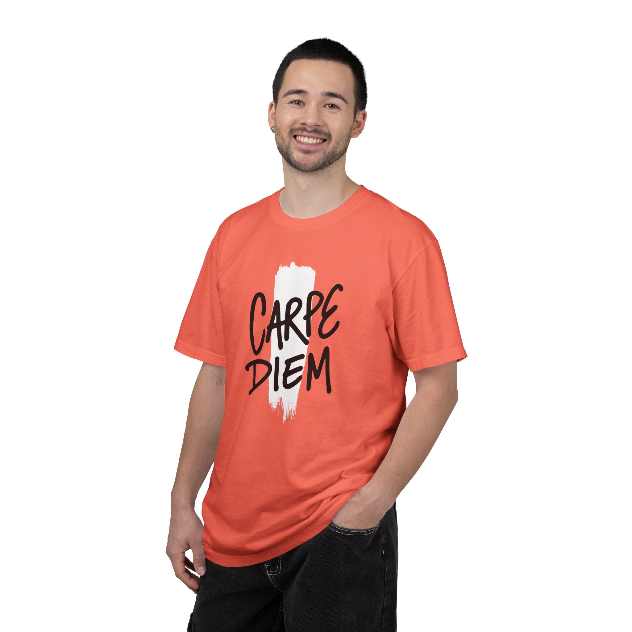 Carpe Diem Brushstroke T-shirt | Inspirational Quote Tee