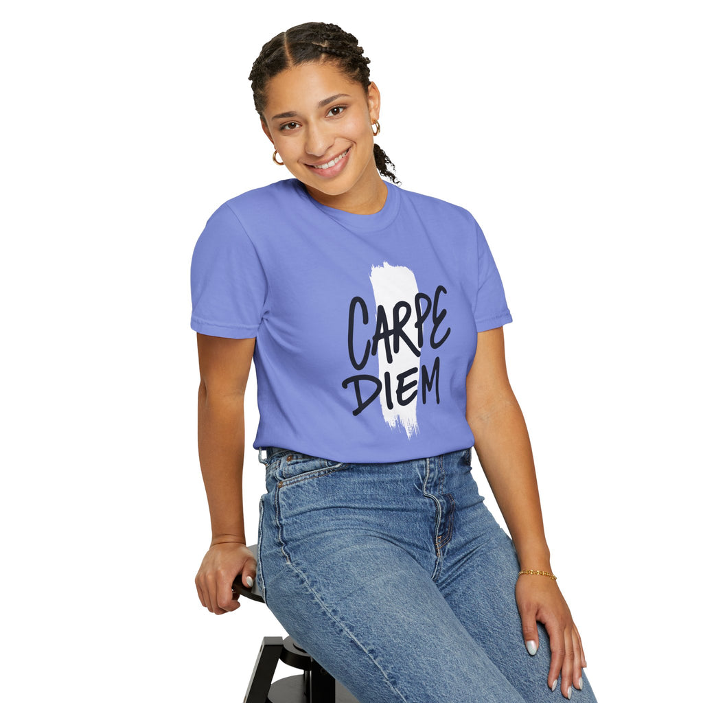 Carpe Diem Brushstroke T-shirt | Inspirational Quote Tee