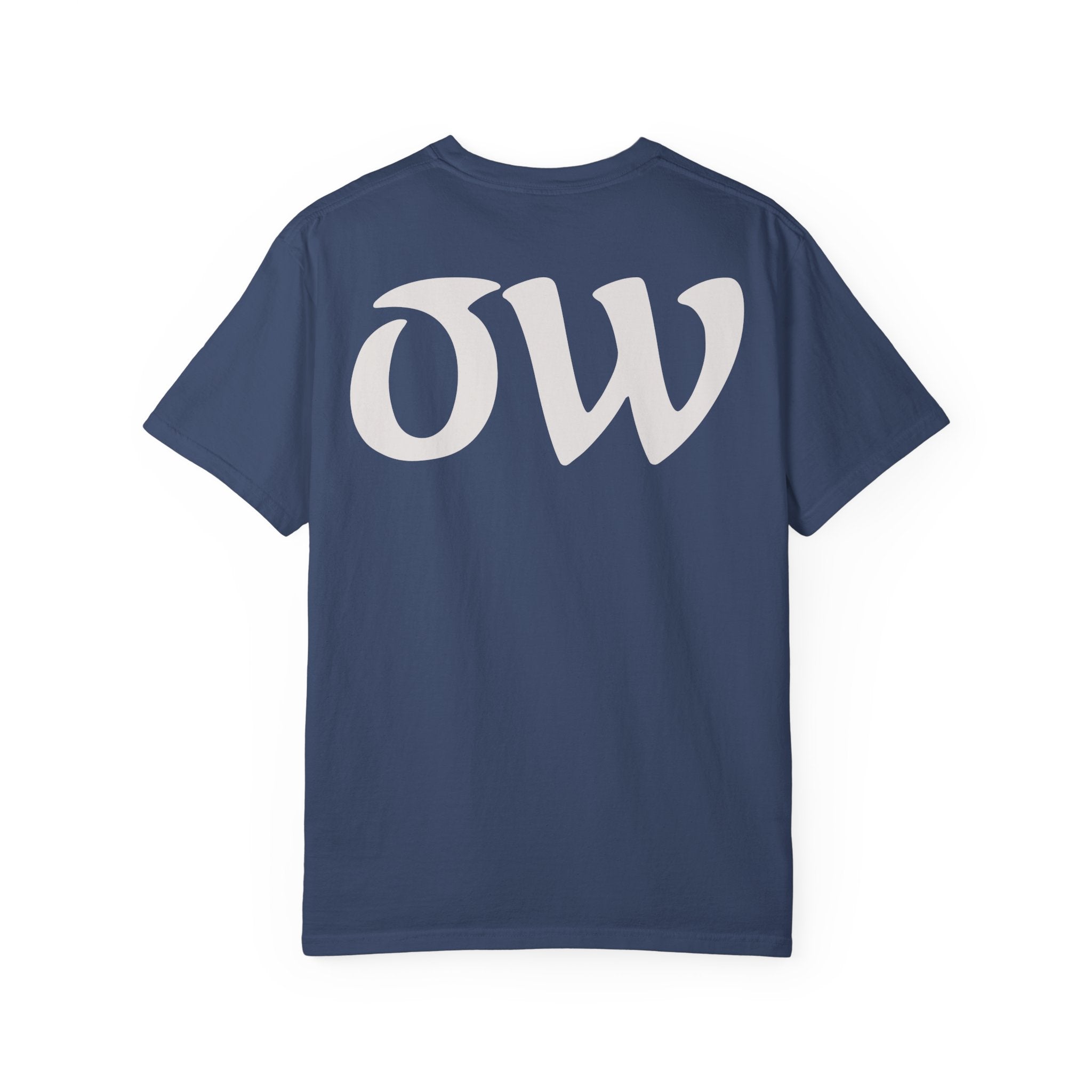 Every saint has a past and every sinner has a future T-Shirt | "OW" Logo with Inspirational Quote