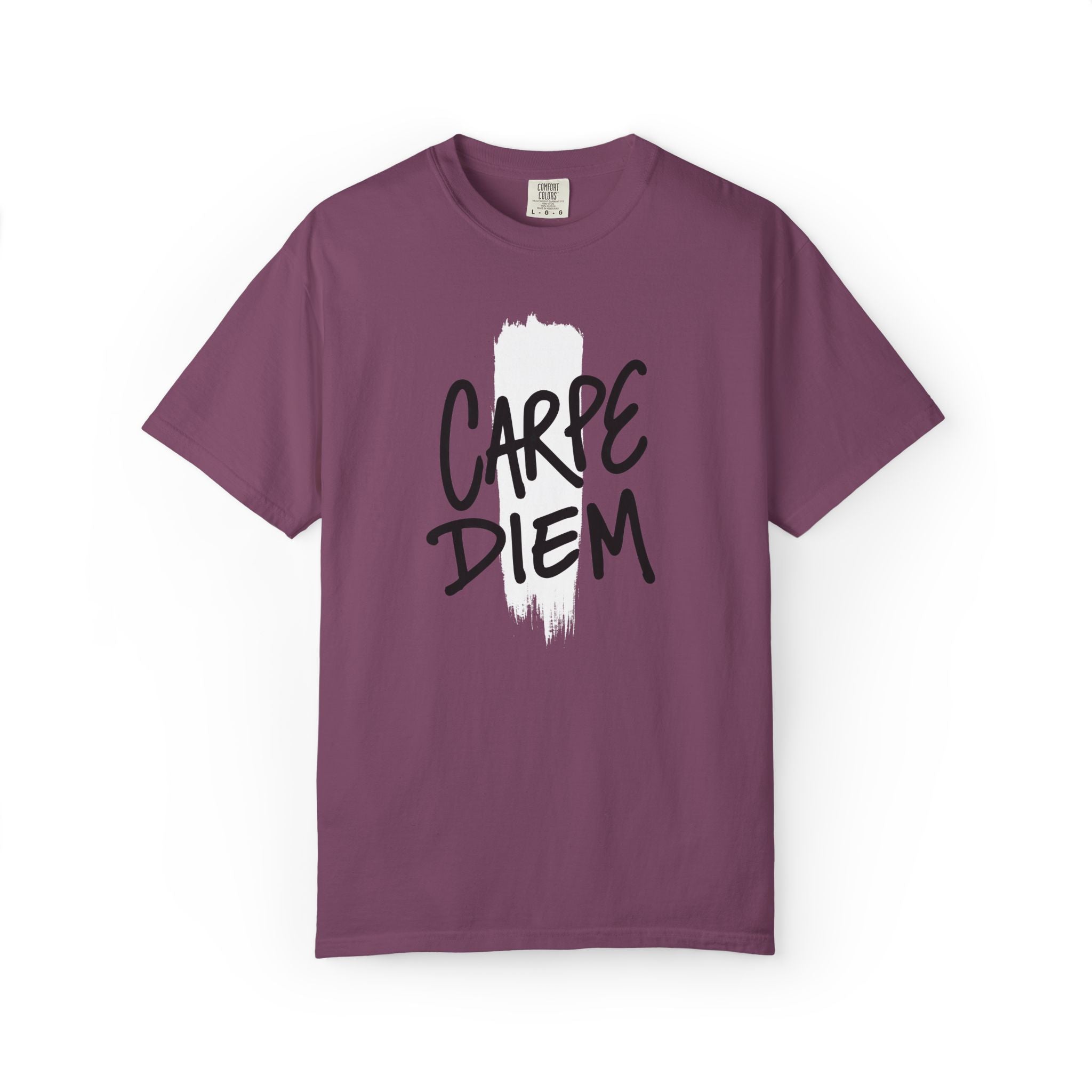 Carpe Diem Brushstroke T-shirt | Inspirational Quote Tee