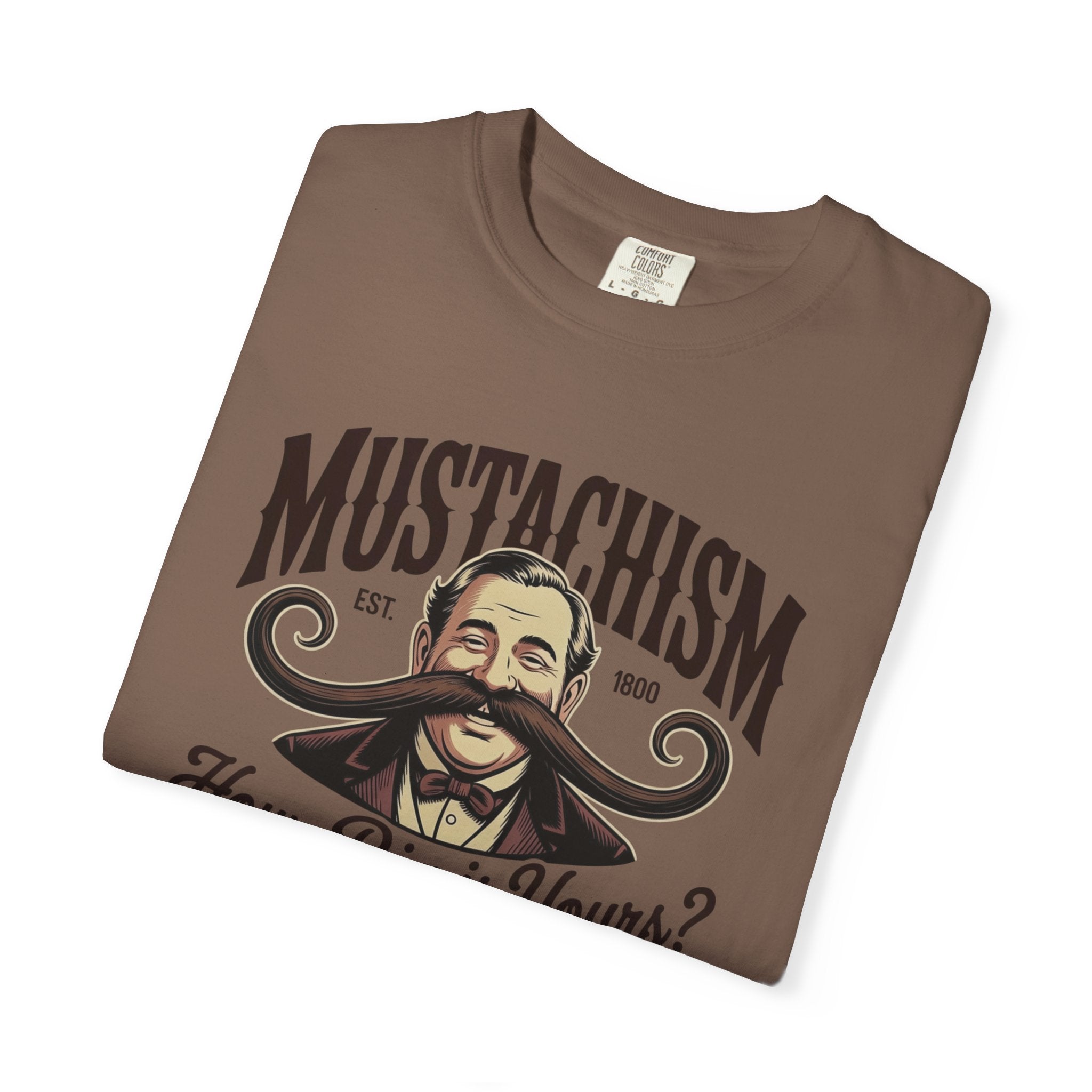 Mustachism Mustache Graphic T-Shirt | How Big Is Yours?