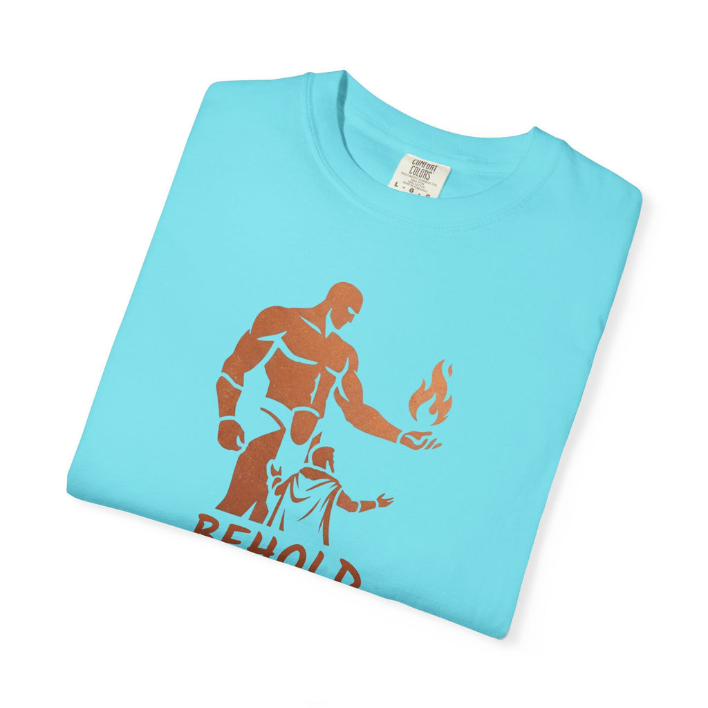 Behold the Root of the Tech Tree T-shirt | Prometheus Mythic Gamer Illustration