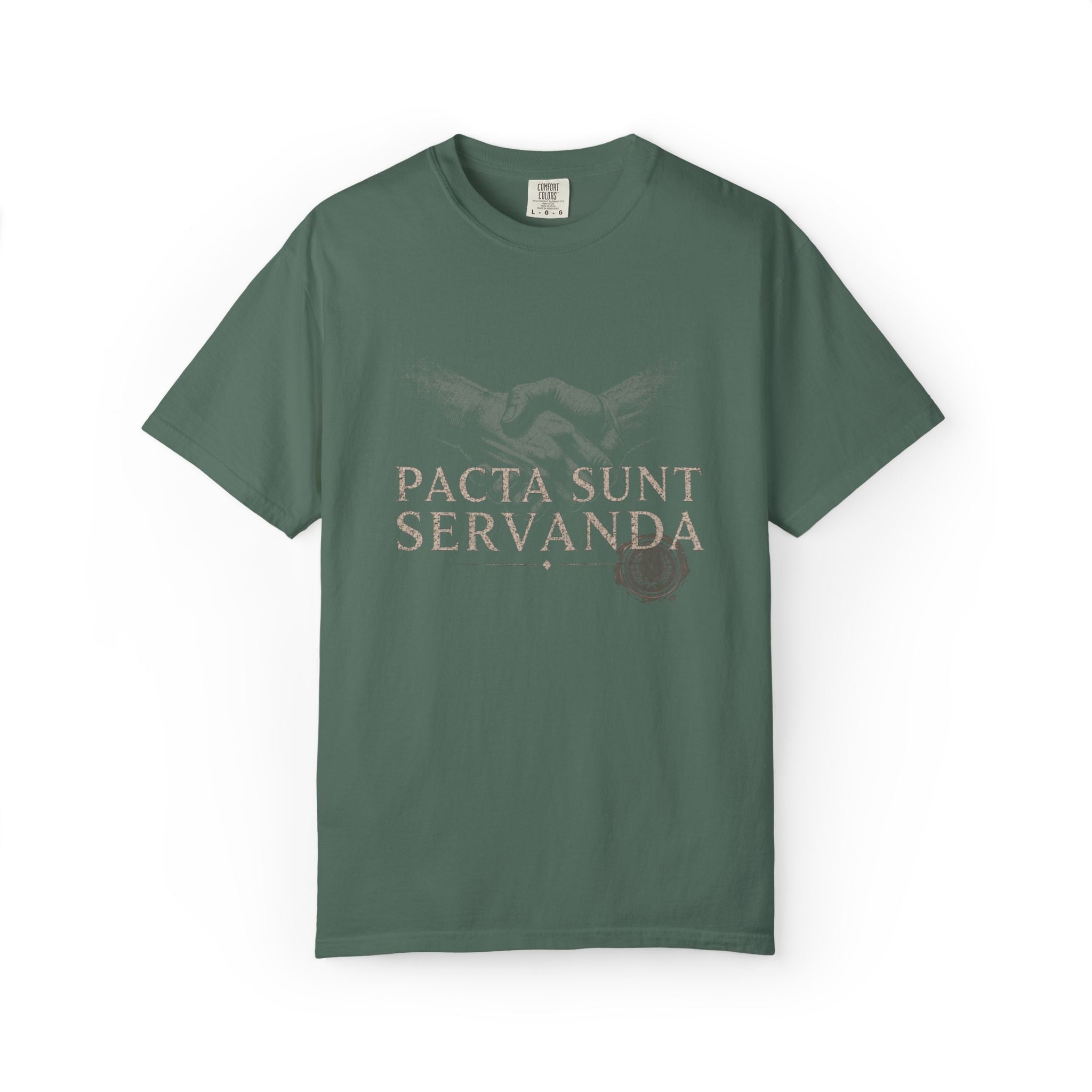 Pacta Sunt Servanda T-shirt | Latin Phrase, Eagle & Seal Design