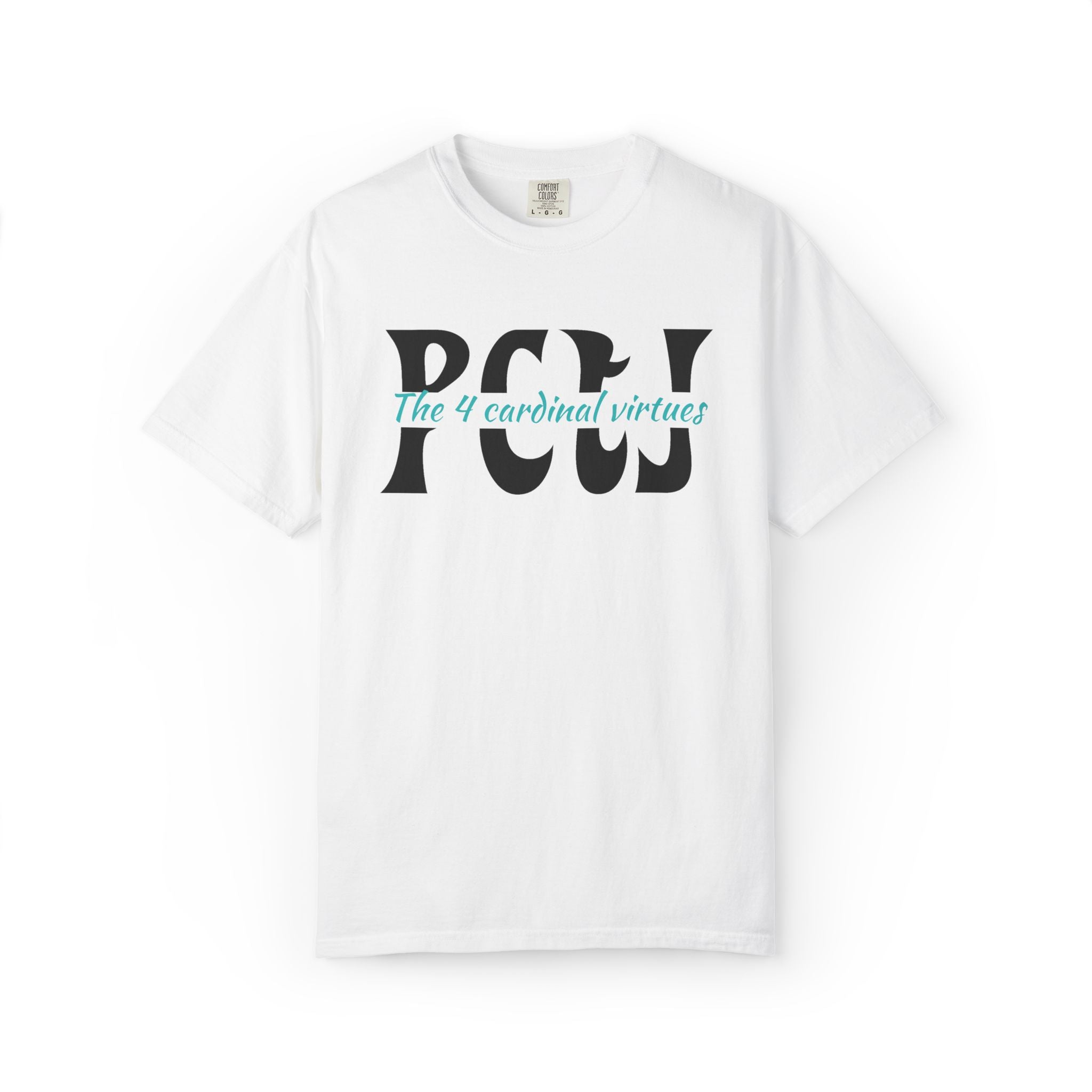 The 4 Cardinal Virtues T-shirt | Prudence Courage Temperance Justice