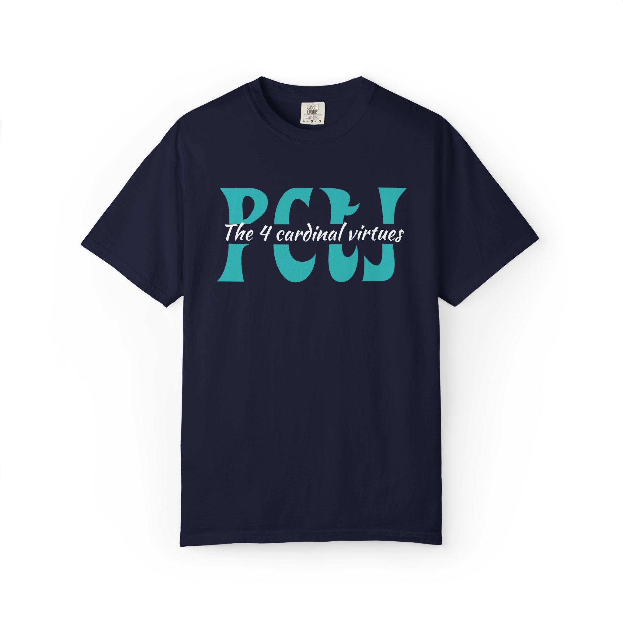 The 4 Cardinal Virtues T-shirt | Prudence Courage Temperance Justice