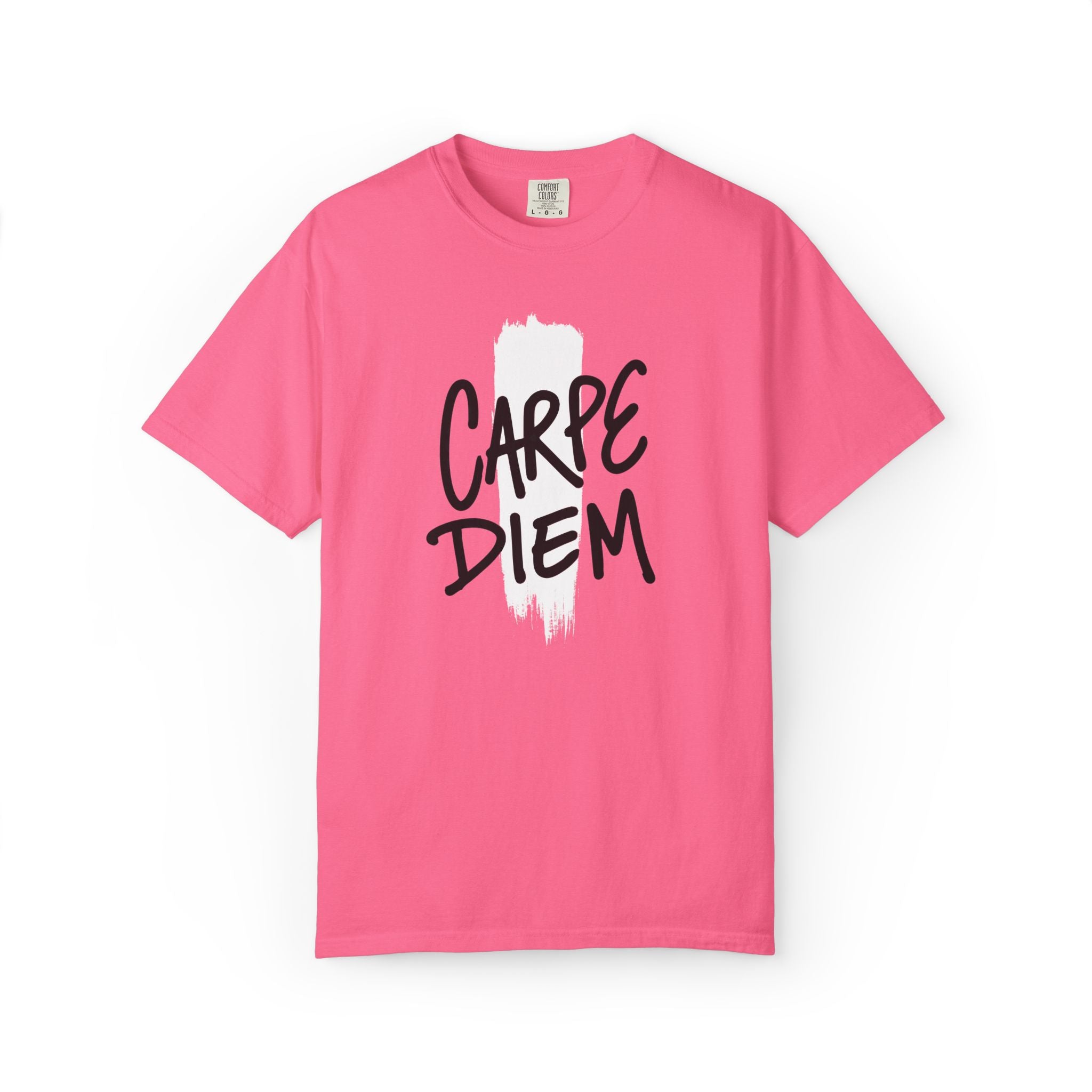 Carpe Diem Brushstroke T-shirt | Inspirational Quote Tee