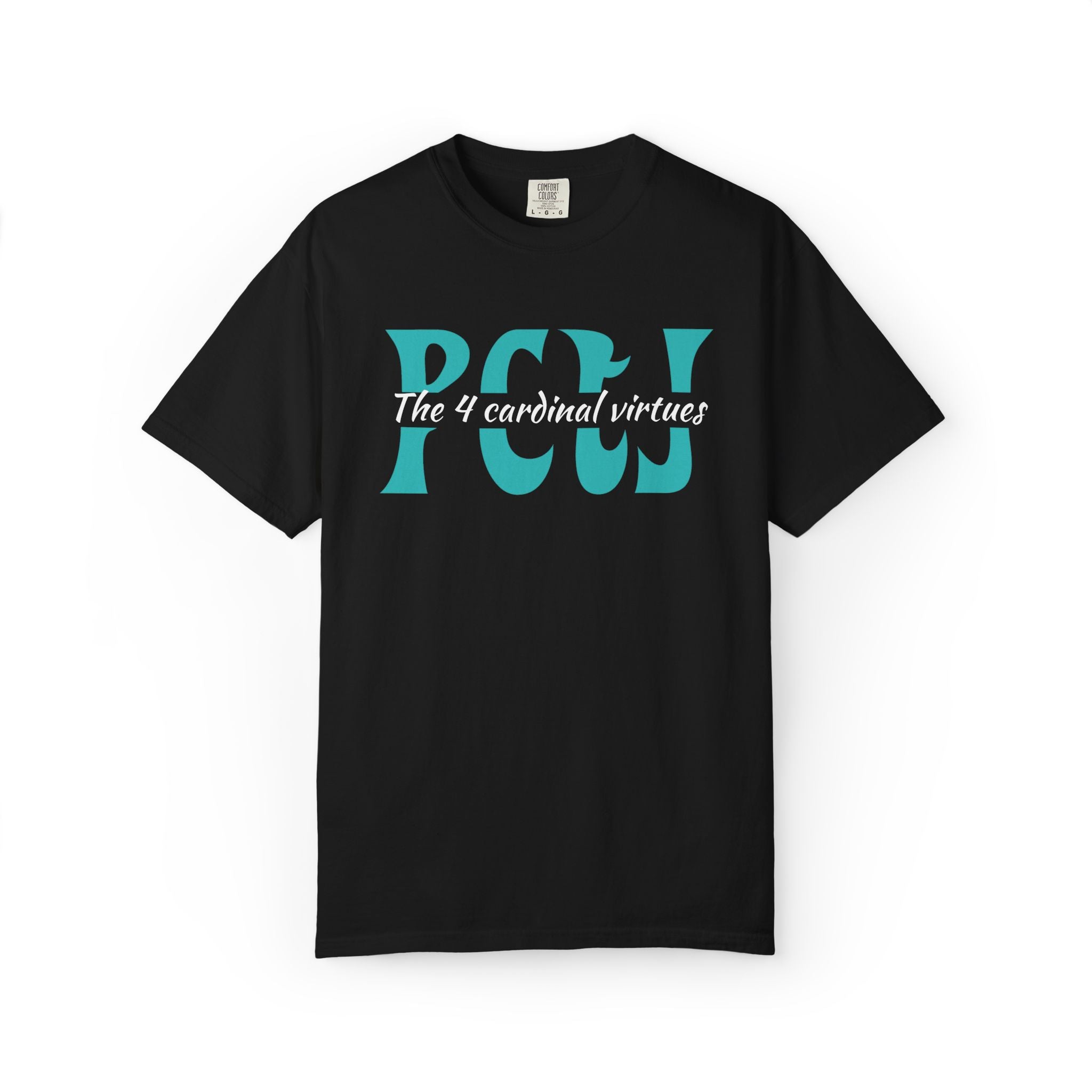 The 4 Cardinal Virtues T-shirt | Prudence Courage Temperance Justice