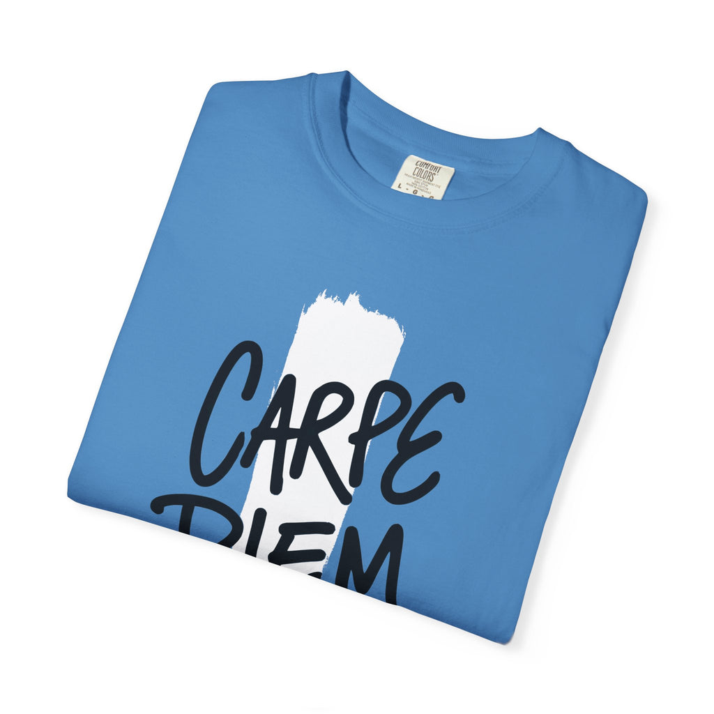 Carpe Diem Brushstroke T-shirt | Inspirational Quote Tee
