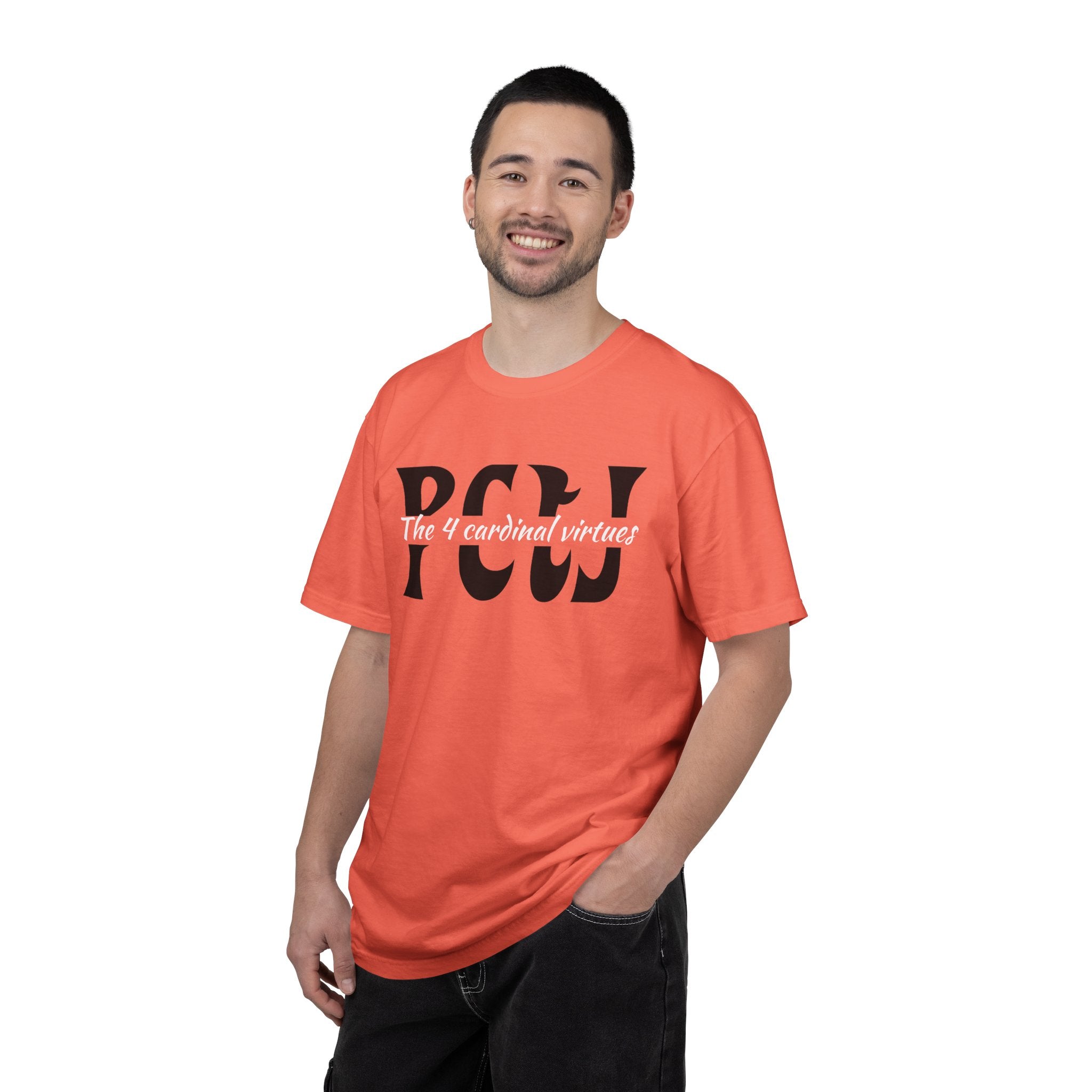 The 4 Cardinal Virtues T-shirt | Prudence Courage Temperance Justice