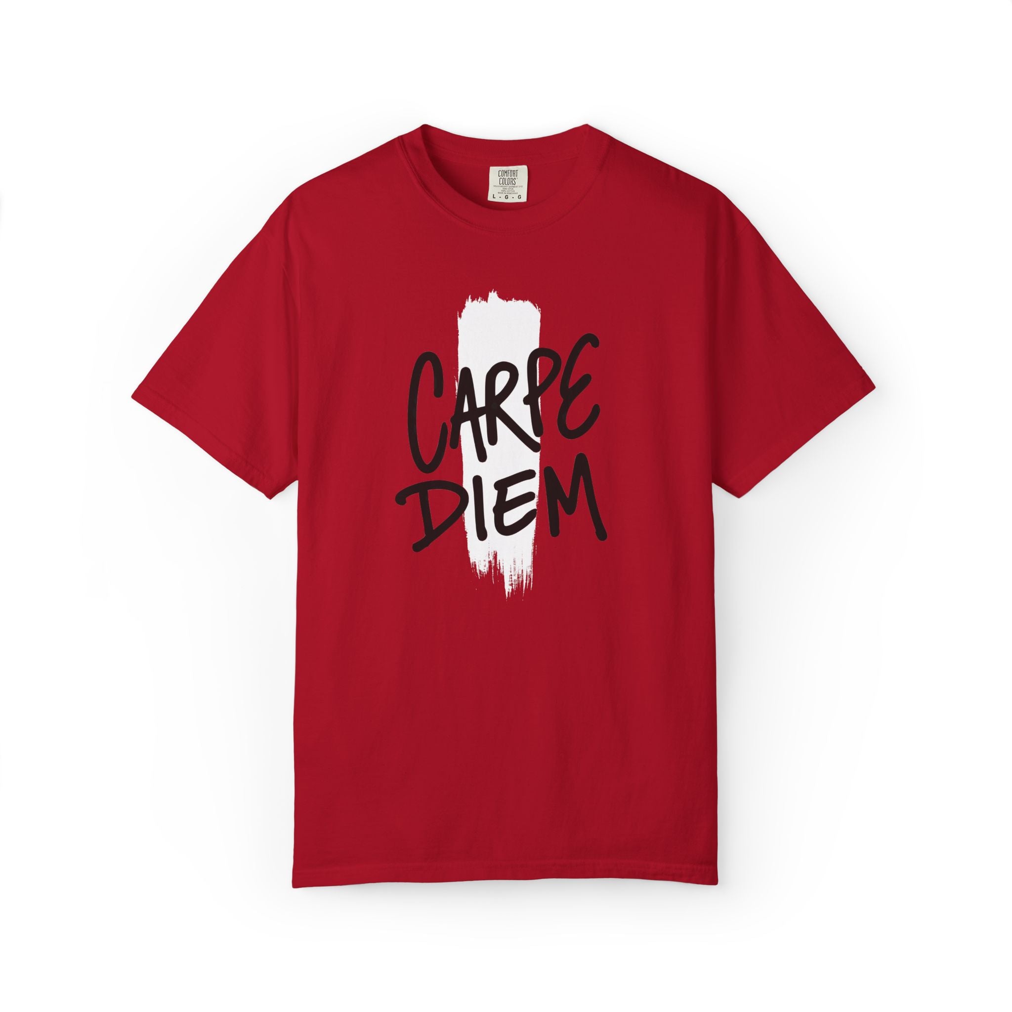 Carpe Diem Brushstroke T-shirt | Inspirational Quote Tee