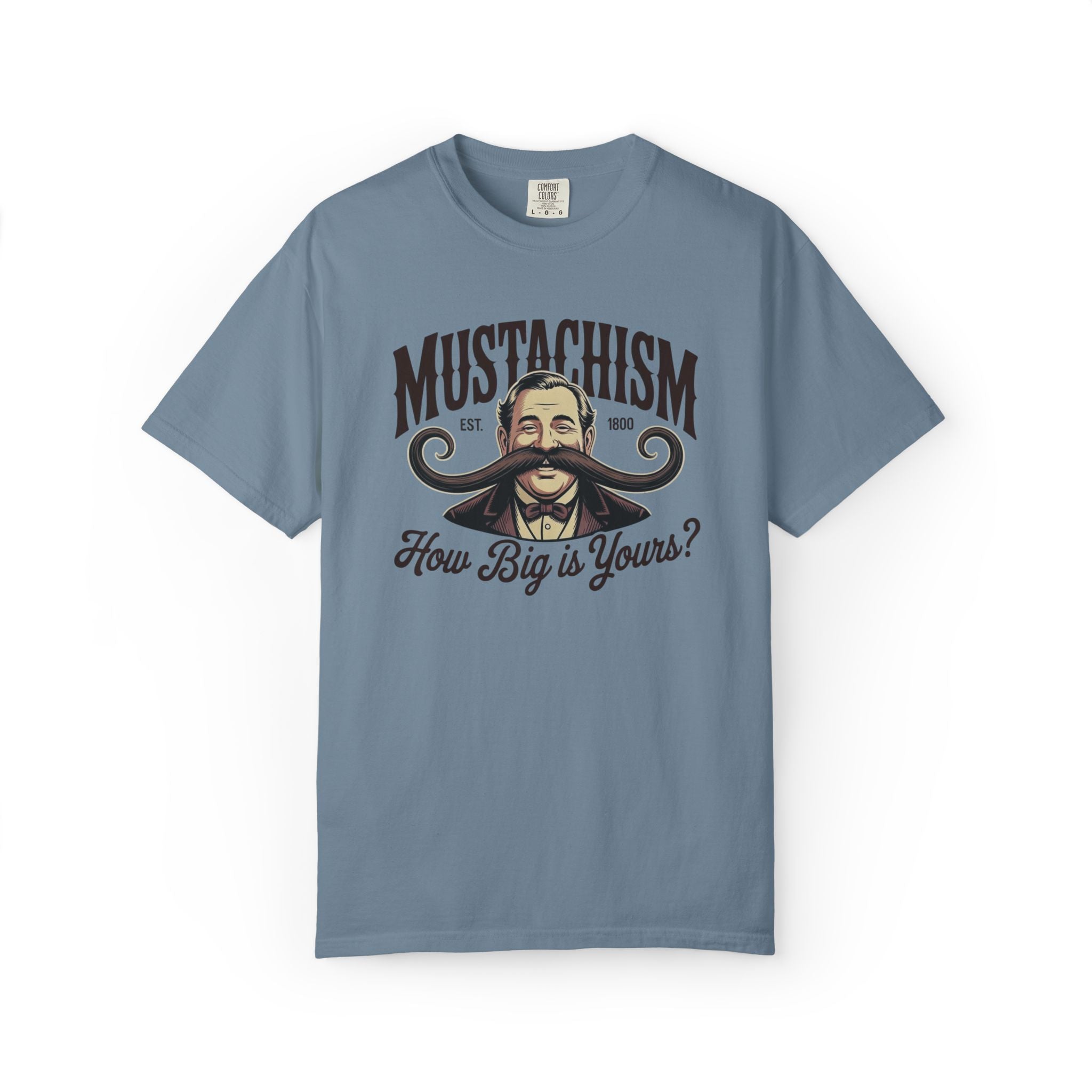 Mustachism Mustache Graphic T-Shirt | How Big Is Yours?