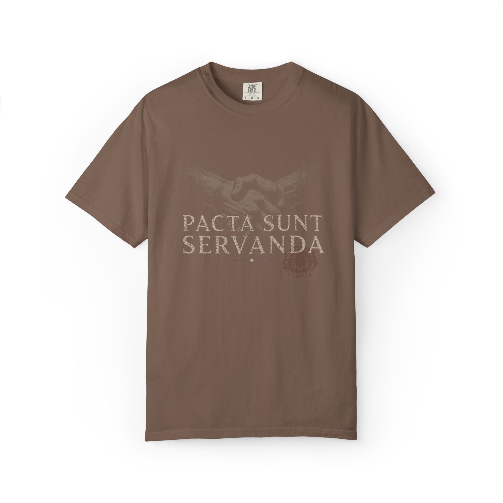 Pacta Sunt Servanda T-shirt | Latin Phrase, Eagle & Seal Design