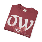 Every saint has a past and every sinner has a future T-Shirt | "OW" Logo with Inspirational Quote