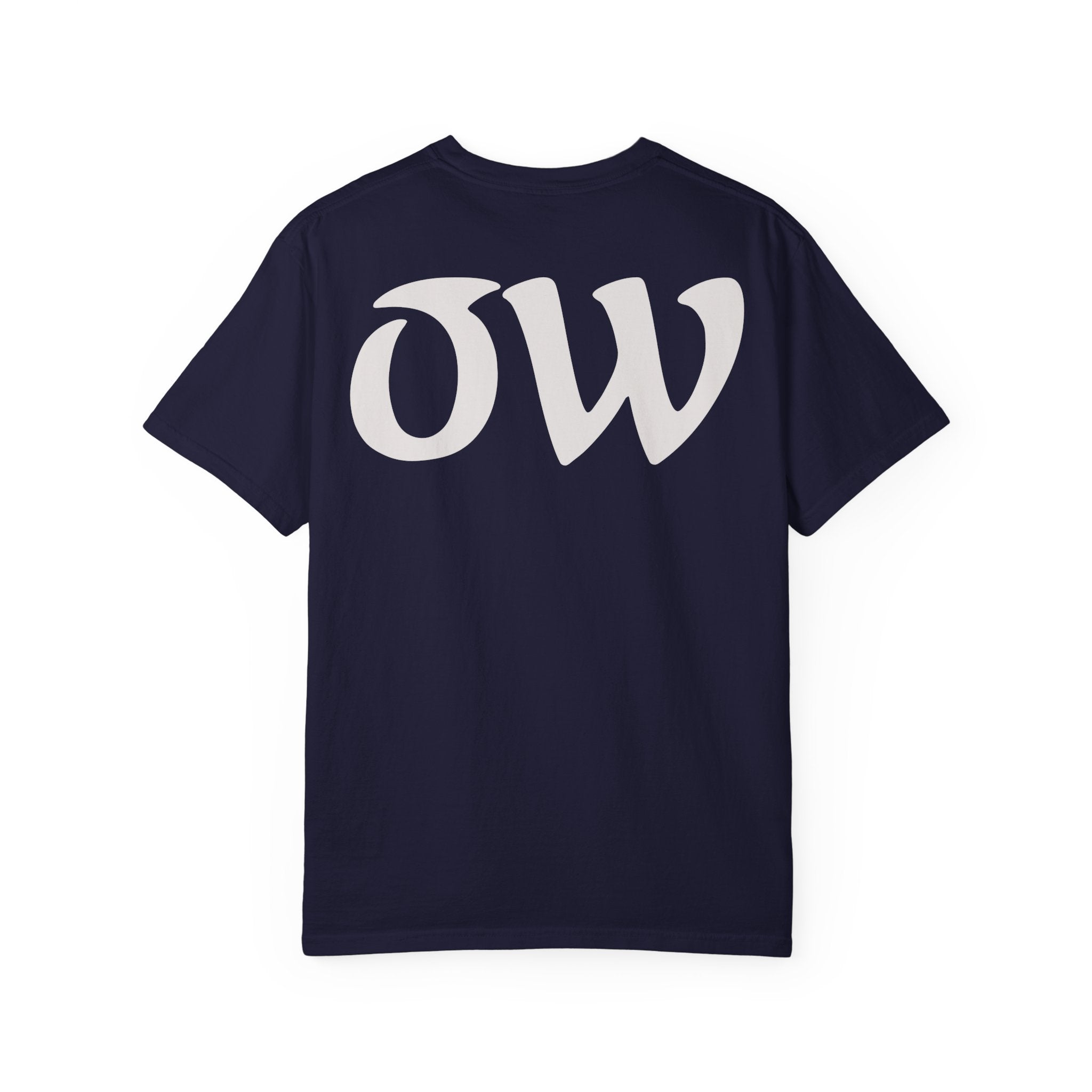 Every saint has a past and every sinner has a future T-Shirt | "OW" Logo with Inspirational Quote