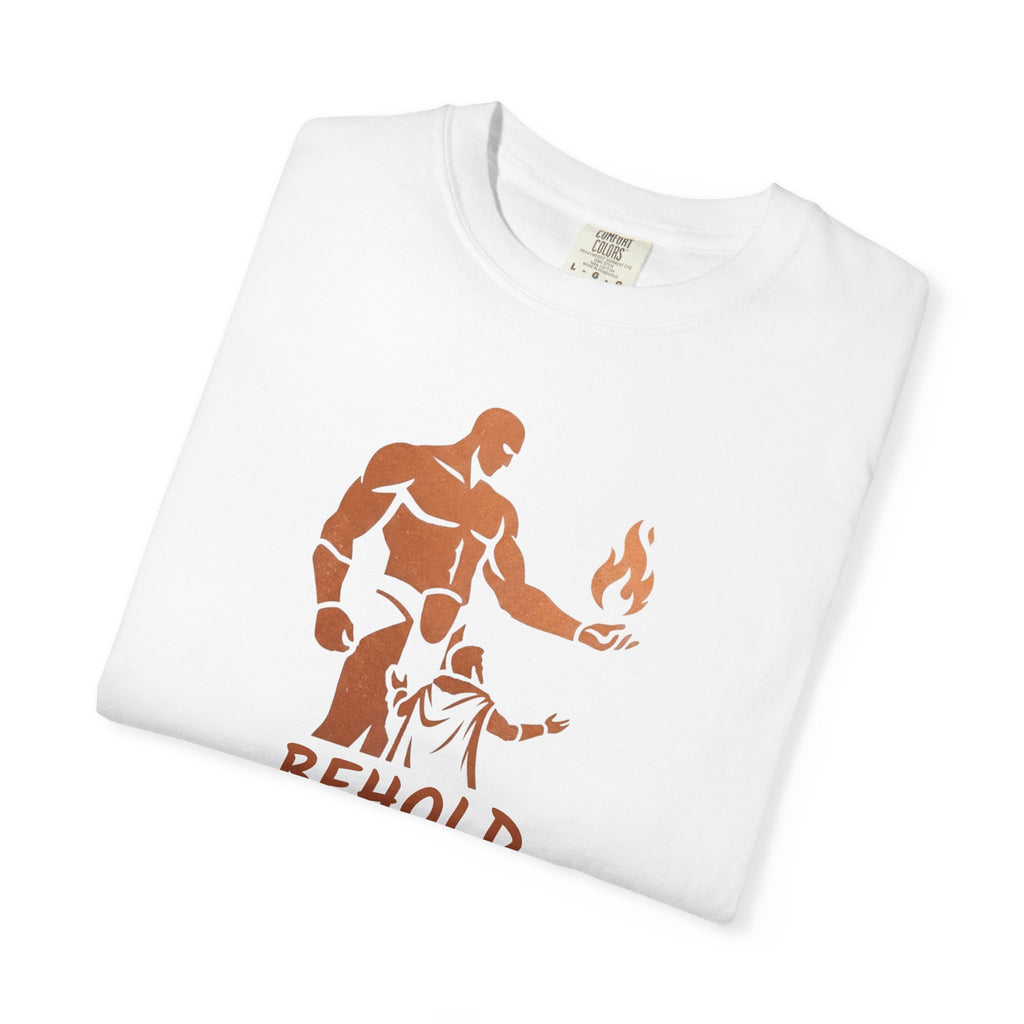 Behold the Root of the Tech Tree T-shirt | Prometheus Mythic Gamer Illustration