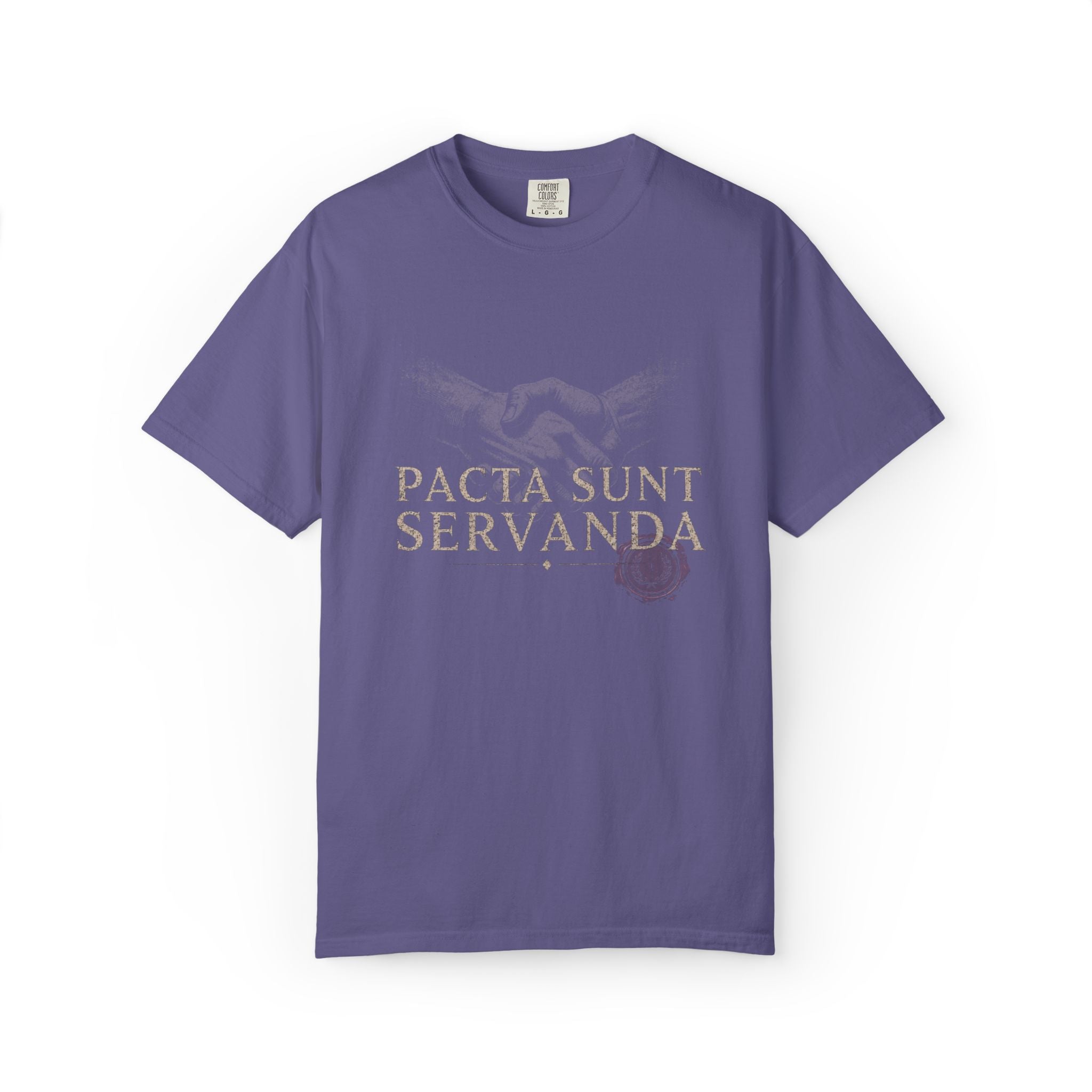 Pacta Sunt Servanda T-shirt | Latin Phrase, Eagle & Seal Design