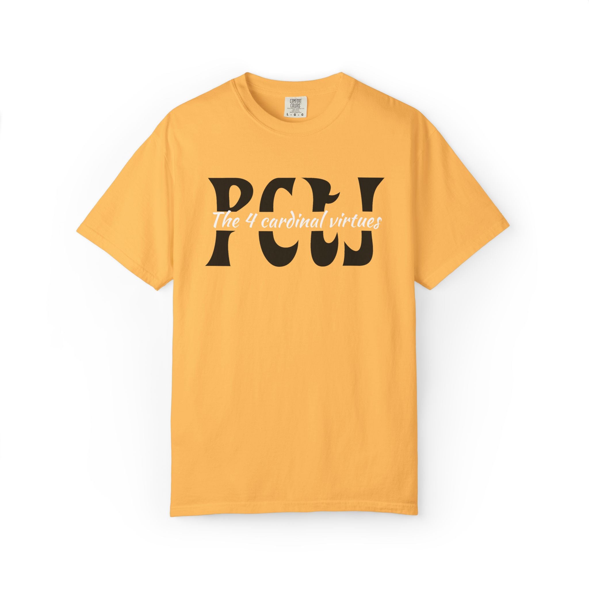 The 4 Cardinal Virtues T-shirt | Prudence Courage Temperance Justice