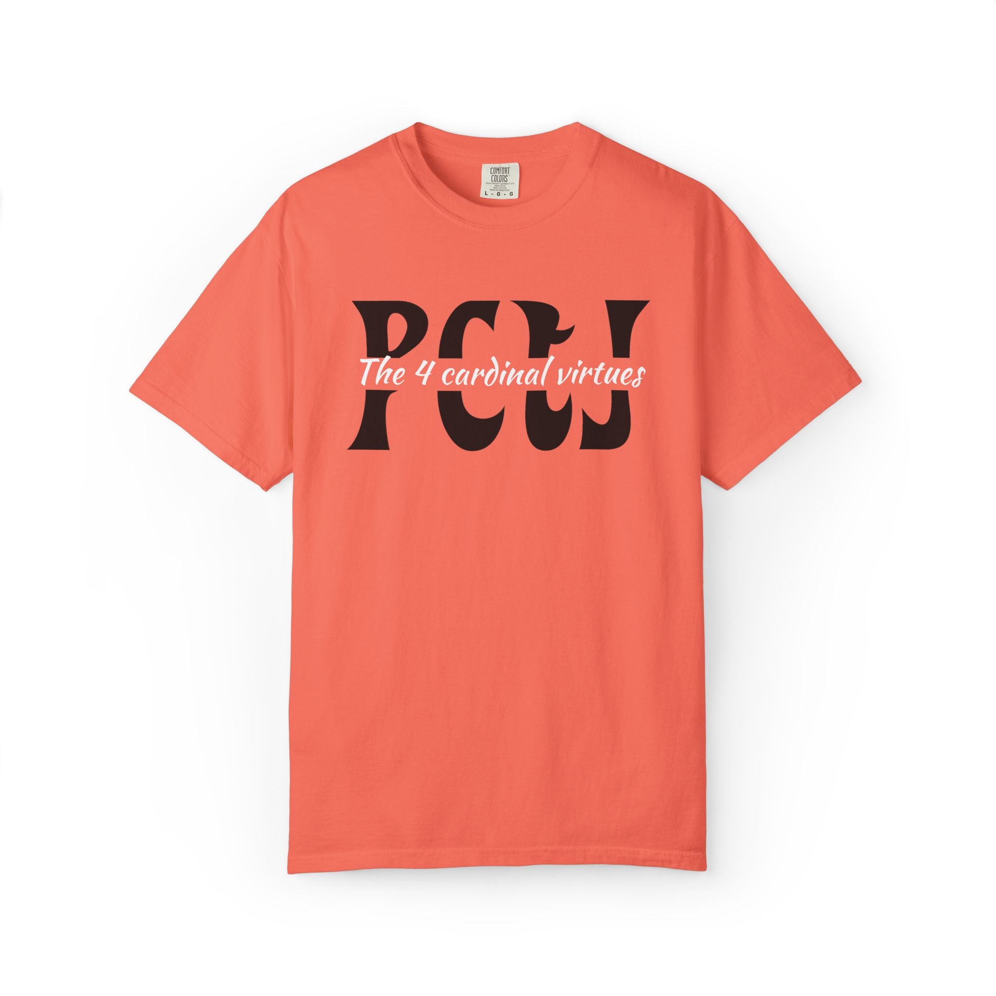 The 4 Cardinal Virtues T-shirt | Prudence Courage Temperance Justice
