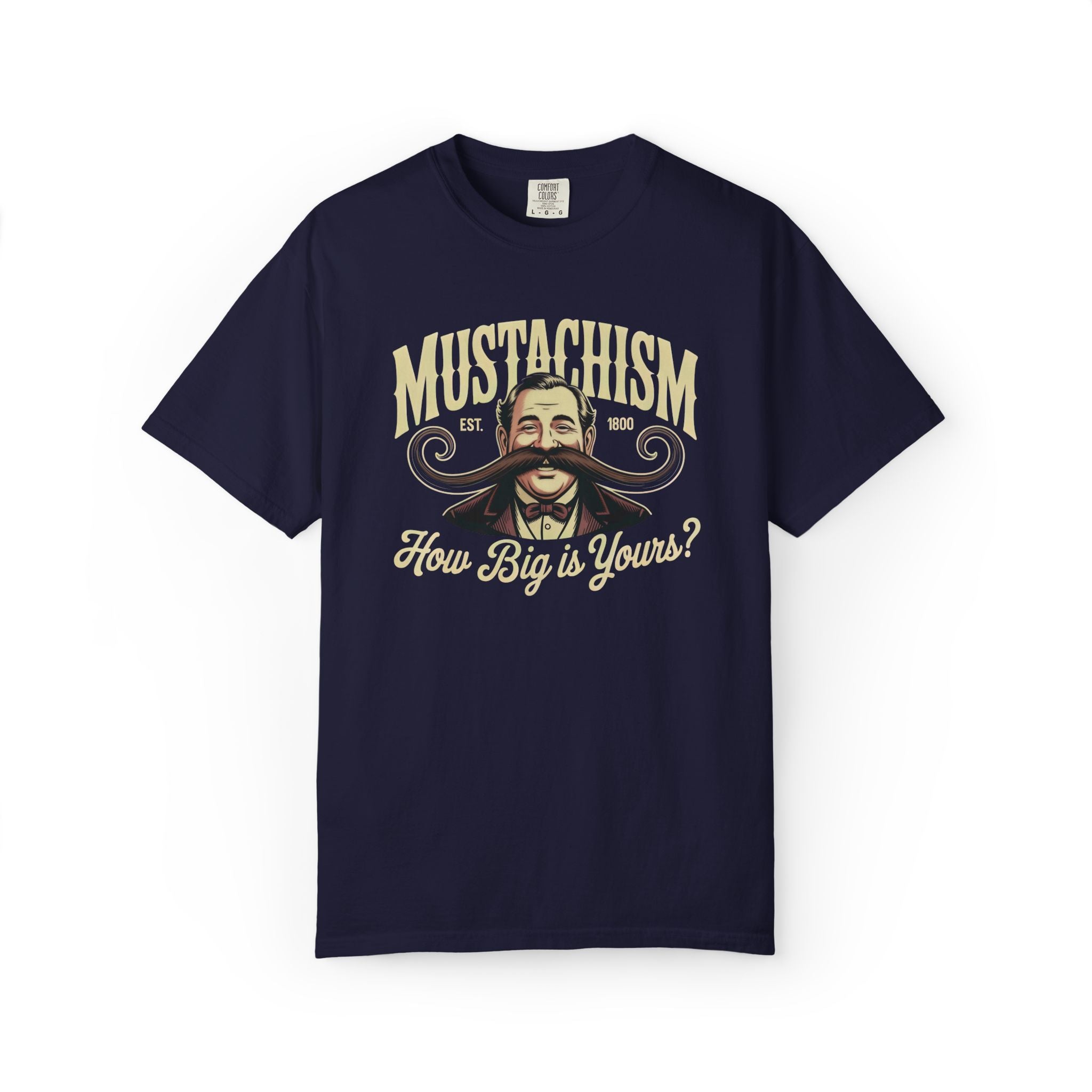 Mustachism Mustache Graphic T-Shirt | How Big Is Yours?