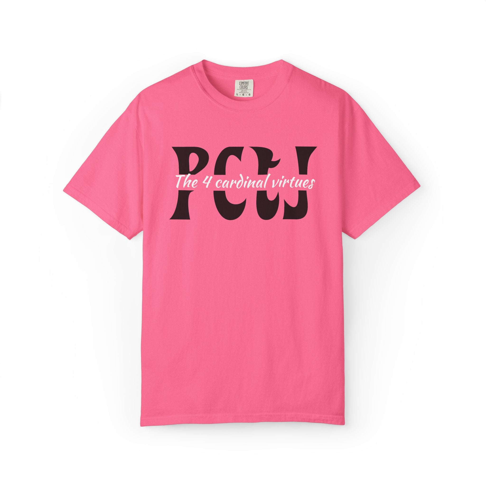The 4 Cardinal Virtues T-shirt | Prudence Courage Temperance Justice