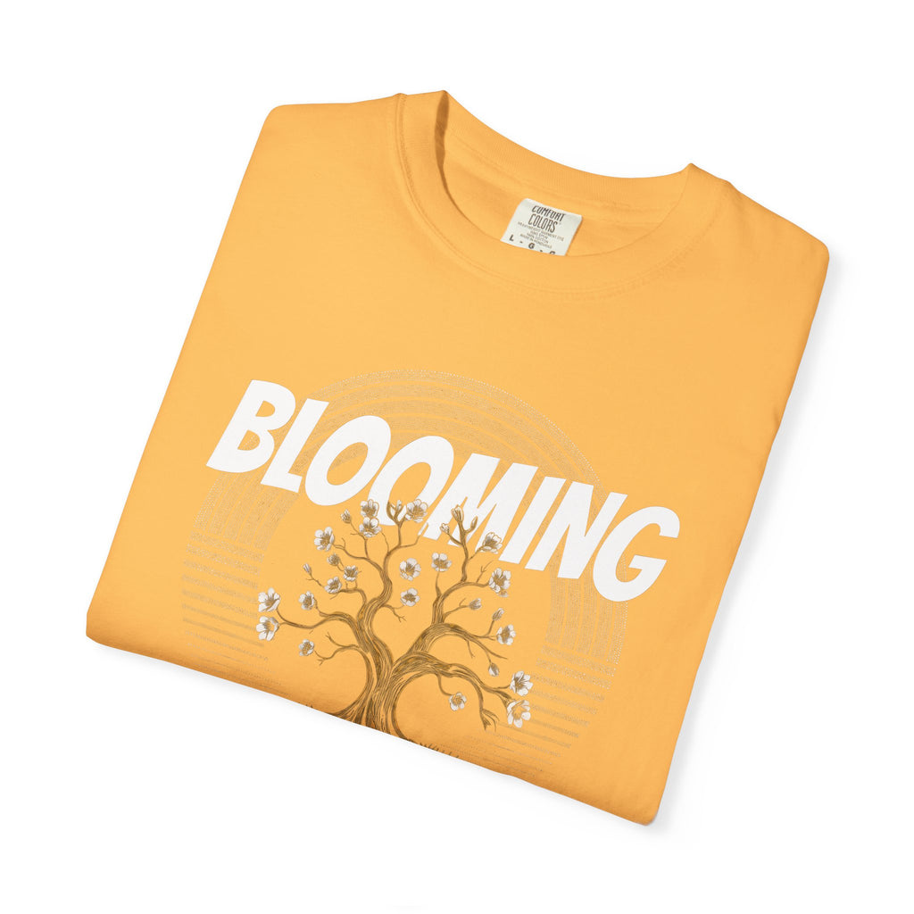 Blooming Tree on Your Own Schedule T-shirt | Floral Growth Tee