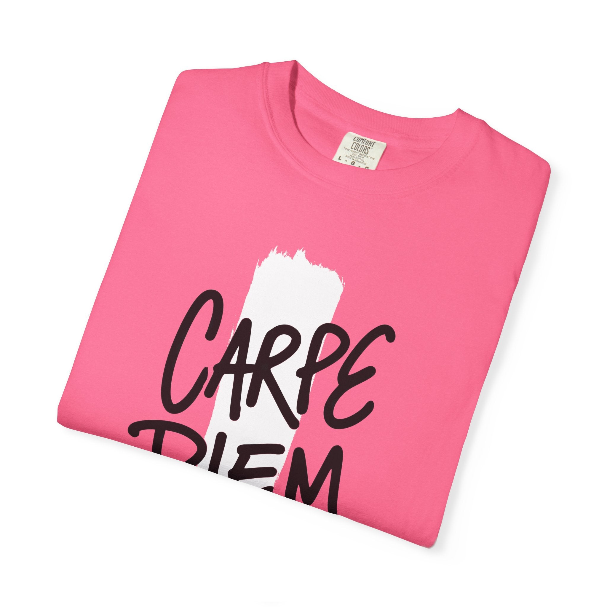 Carpe Diem Brushstroke T-shirt | Inspirational Quote Tee