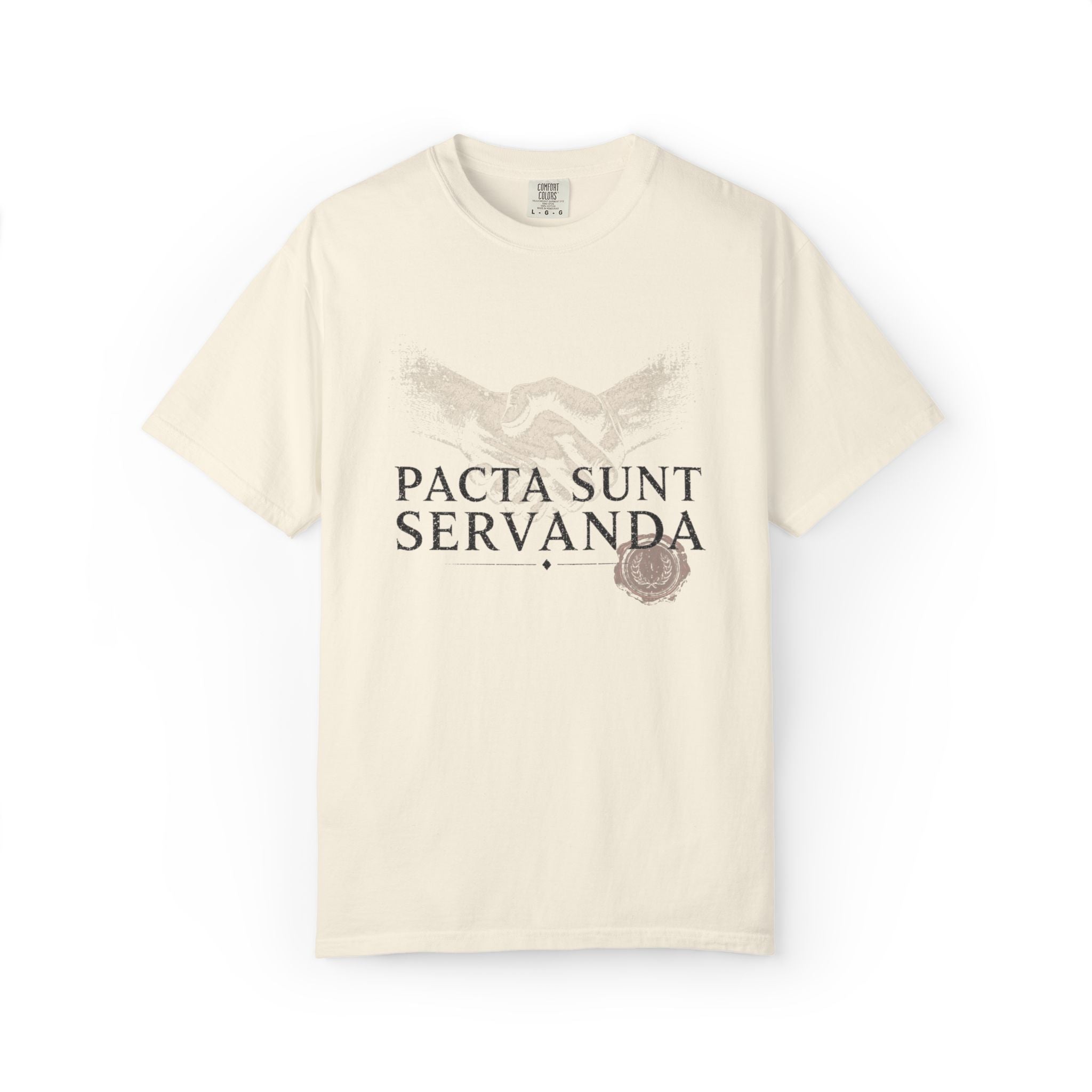 Pacta Sunt Servanda T-shirt | Latin Phrase, Eagle & Seal Design