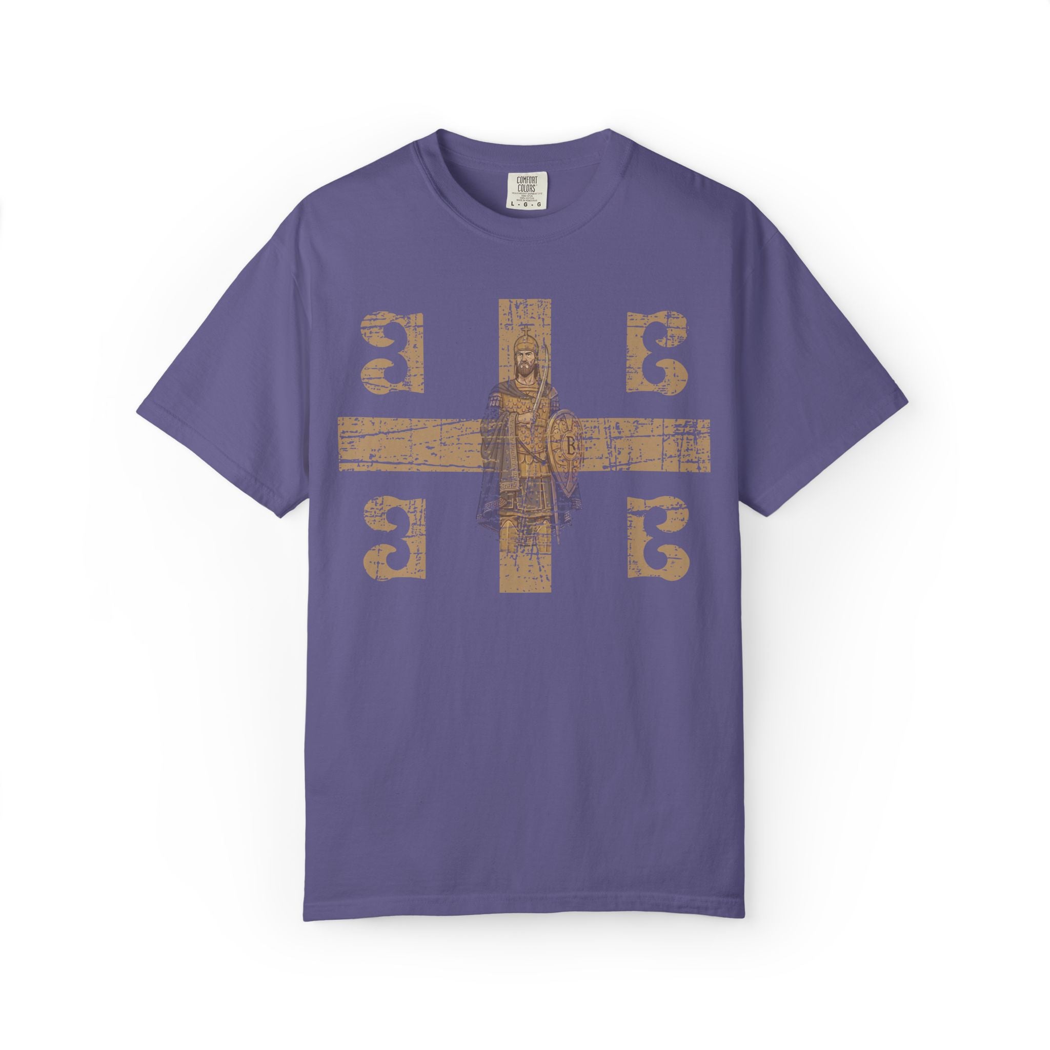 Byzantine symbols T-Shirt Distressed | Constantine XI Palaiologos 4Bs Graphic