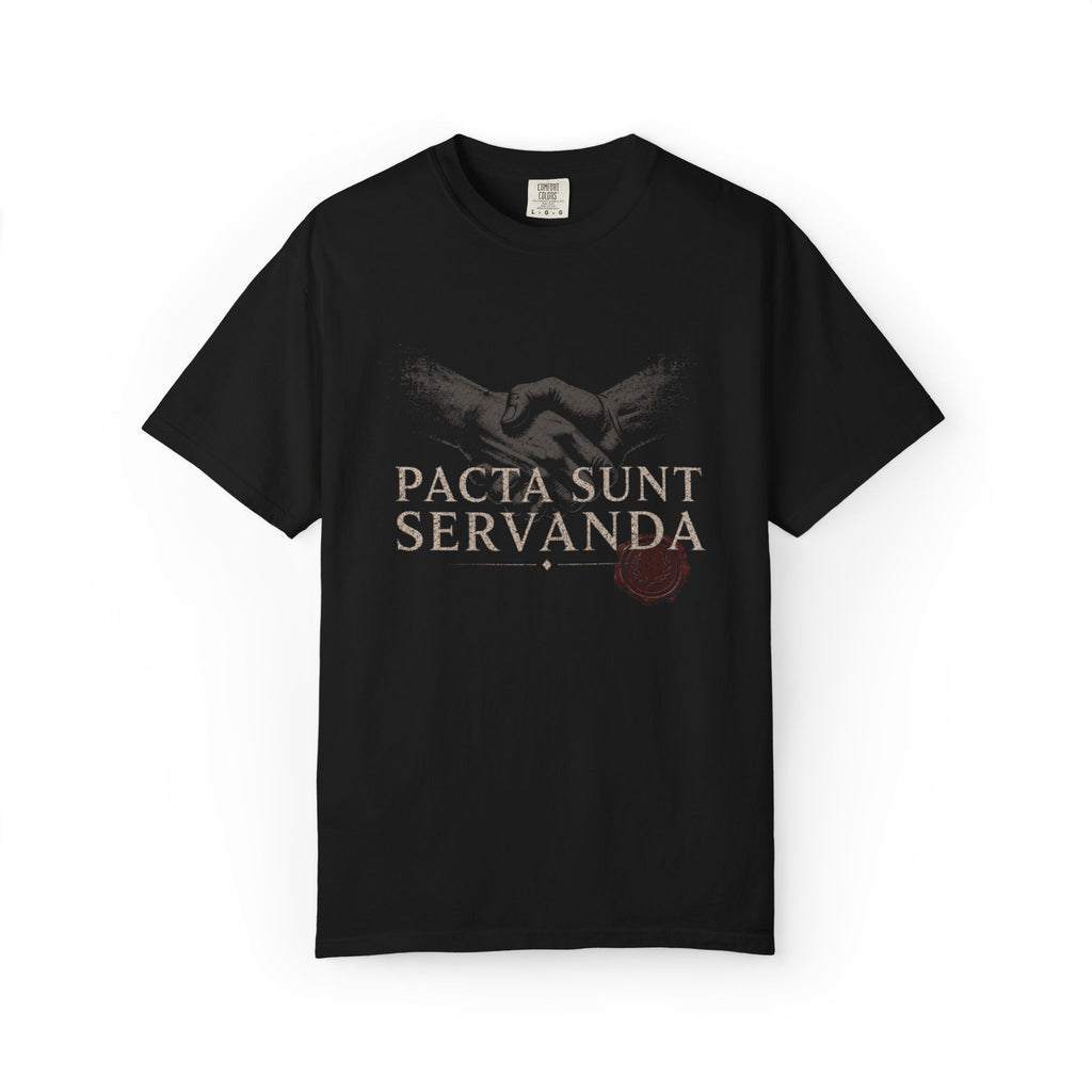Pacta Sunt Servanda T-shirt | Latin Phrase, Eagle & Seal Design