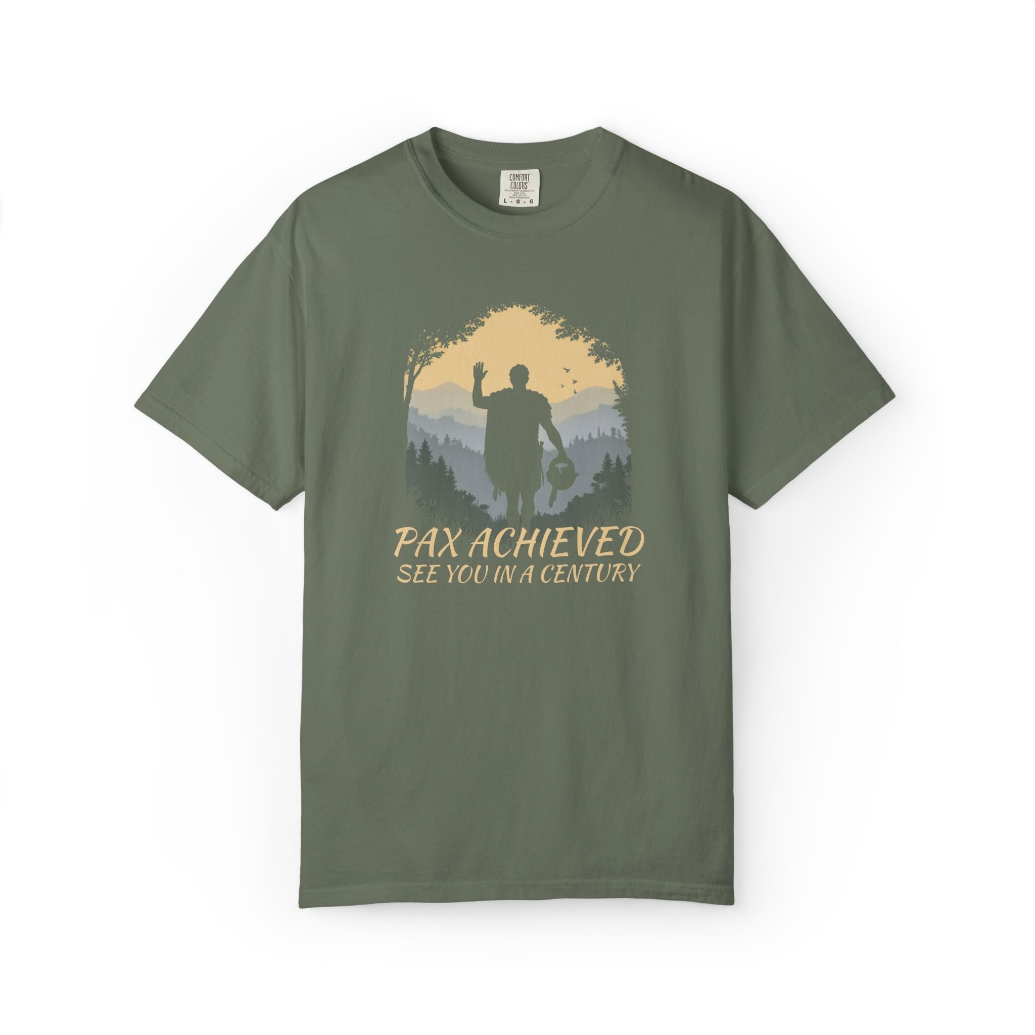 Pax Achieved T-Shirt | Soldier Silhouette | Outdoor Design
