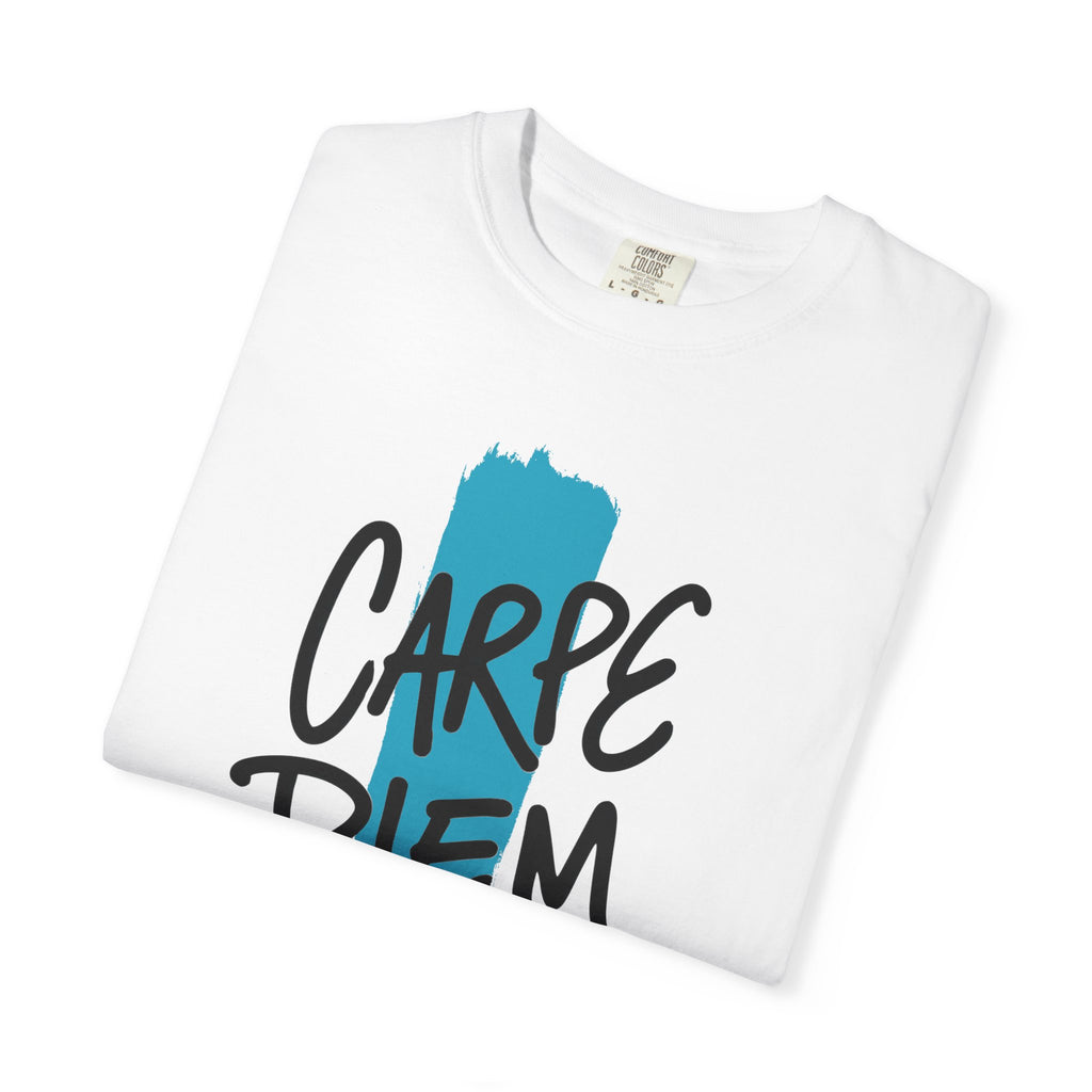 Carpe Diem Brushstroke T-shirt | Inspirational Quote Tee