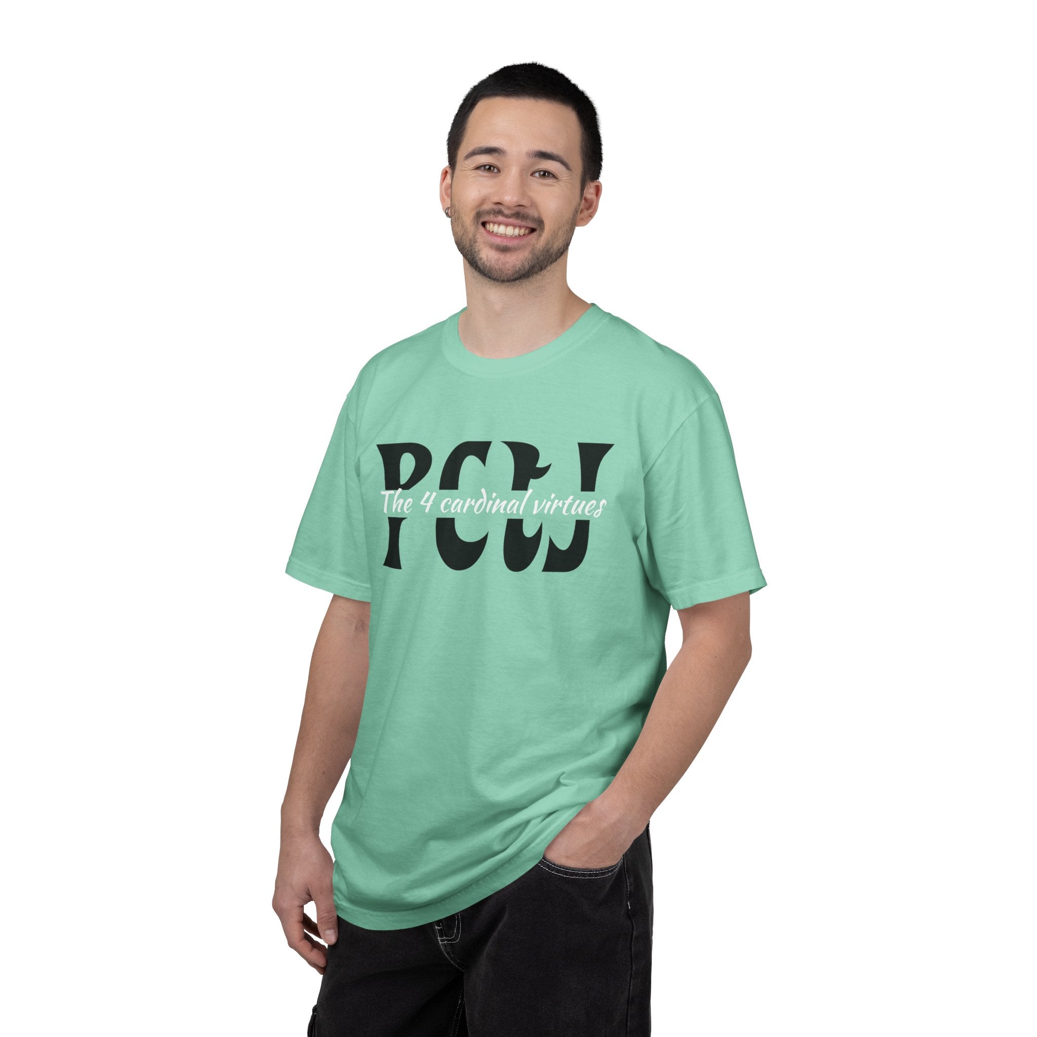 The 4 Cardinal Virtues T-shirt | Prudence Courage Temperance Justice